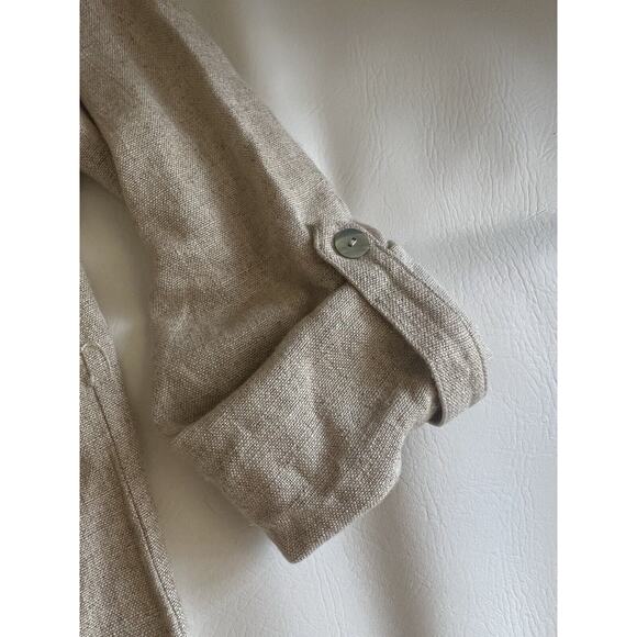 Karen Kane Ivory‎ Cardigan Jacket Size medium relaxed Minimalist with pockets - Picture 6 of 8